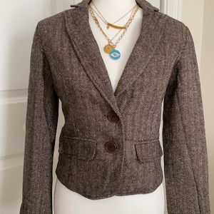 NWT Forever 21 metallic thread blazer